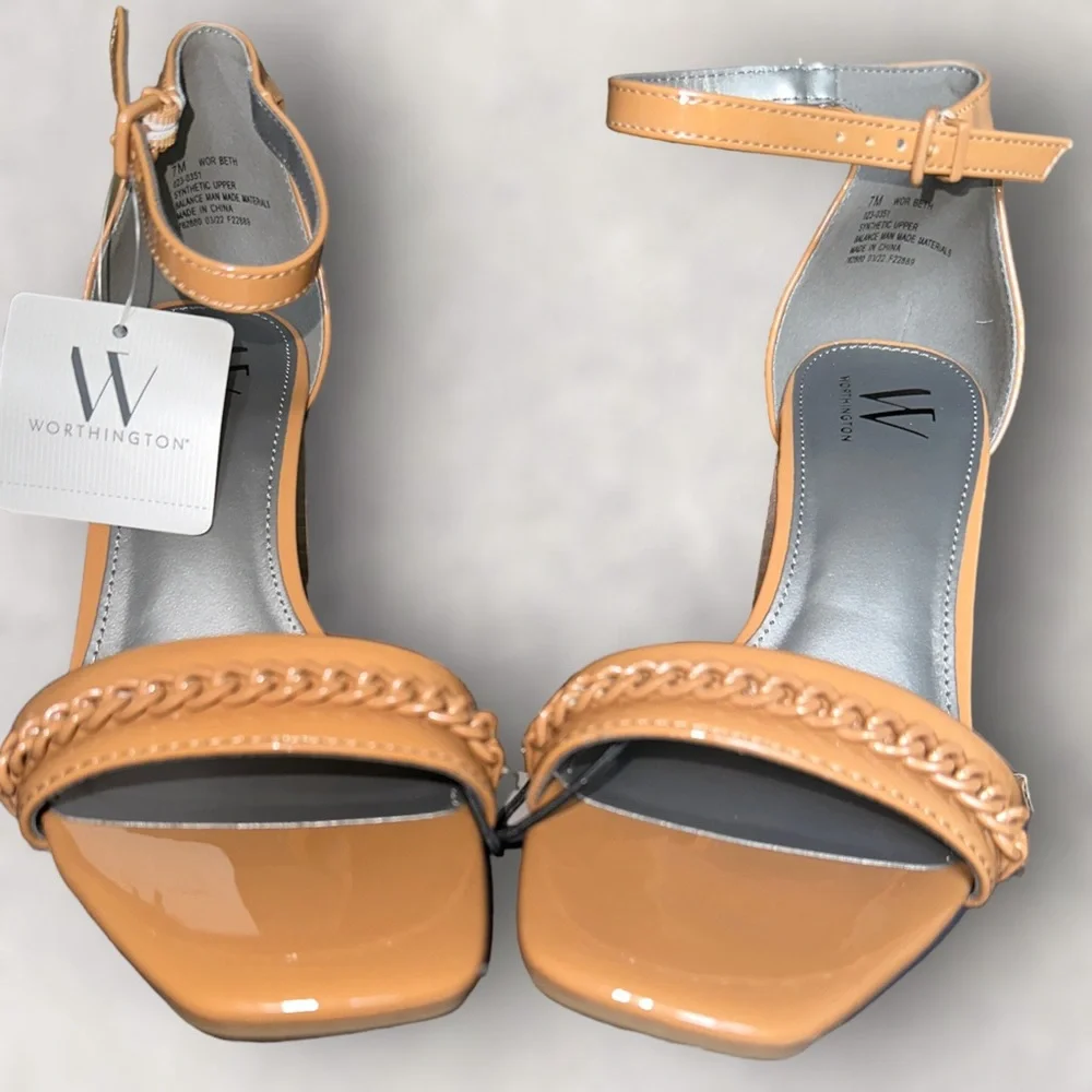 *NIB* Worthington Womens Beth Heeled Sandals Size 7 - Picture 6 of 9